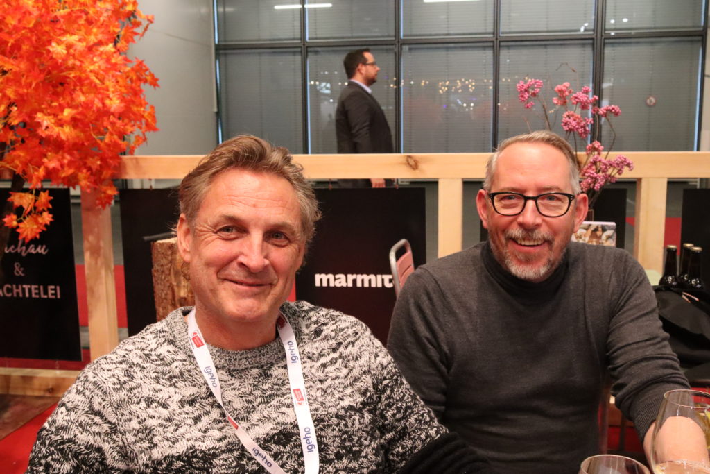 Rolf Senti CEO Bagno Sasso AG und Marmite Verlagsleiter Philipp Bitzer