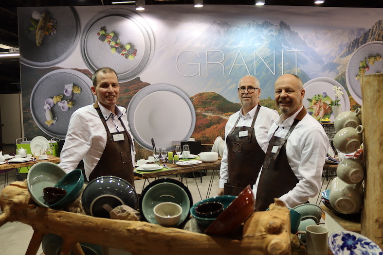 Porzellanfabrik Langenthal AG, Werner Fischl, Achim Dietrich und Walter Schenk (v. links nach rechts)