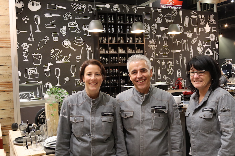 Victor Meyer Hotelbedarf AG, Daniela Meier, Emil Jenni und Renate Bütler