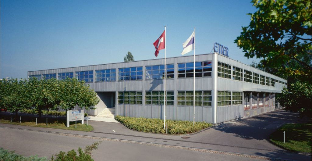 Das heutige Firmengebäude in Zug