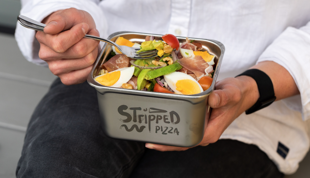Stripped Pizza sagt Verpackungsmüll den Kampf an